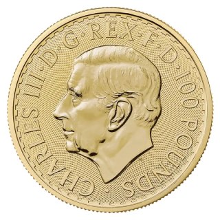 1 oz Britannia Charles III Goldmünze | 2027