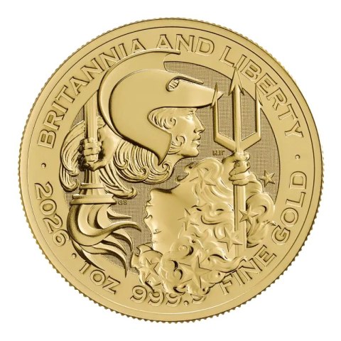 1 oz Britannia und Liberty Goldmünze | 2026