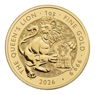 1 oz Royal Tudor Beasts Queen's Lion Goldmünze | 2026