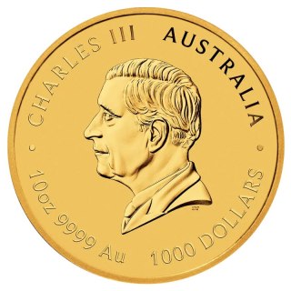 10 oz Lunar III Jahr des Pferdes Goldmünze | 2026