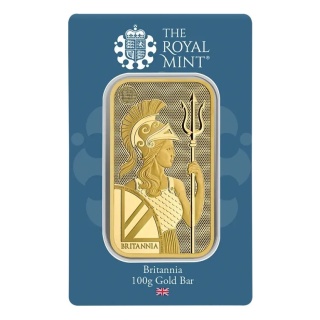 100 g Britannia Goldbarren | Royal Mint