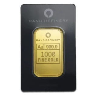 100 g Afrikanischer Elefant Goldbarren | Rand Refinery