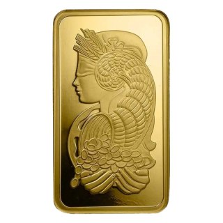 100 g Goldbarren PAMP Fortuna