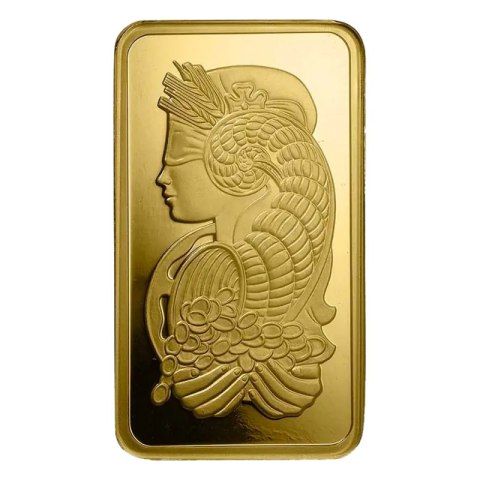 100 g Goldbarren PAMP Fortuna