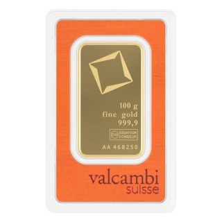 100 g Goldbarren | Valcambi | Geprägt