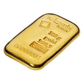 100 g Goldbarren | Valcambi | Gegossen