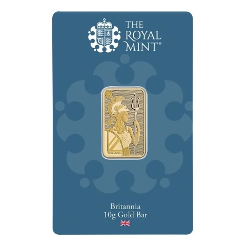 10 g Britannia Goldbarren | Royal Mint – Avers