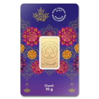 10g Diwali Złota Sztabka | Royal Canadian Mint