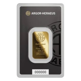 10 g Goldbarren | Argor-Heraeus