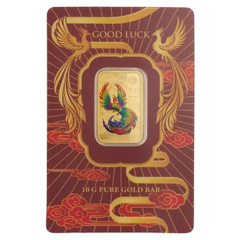 10 g Goldbarren Good Luck Phönix | PAMP