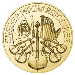 1/10 oz Wiener Philharmoniker Goldmünze | Gemischte Jahrgänge