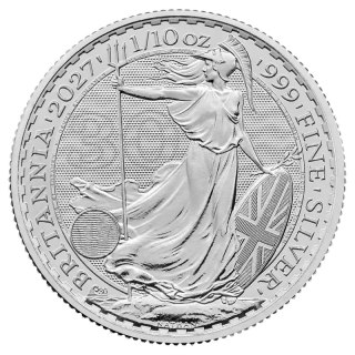 1/10 oz Britannia König Charles III Silbermünze | 2027
