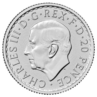 1/10 oz Britannia König Charles III Silbermünze | 2027