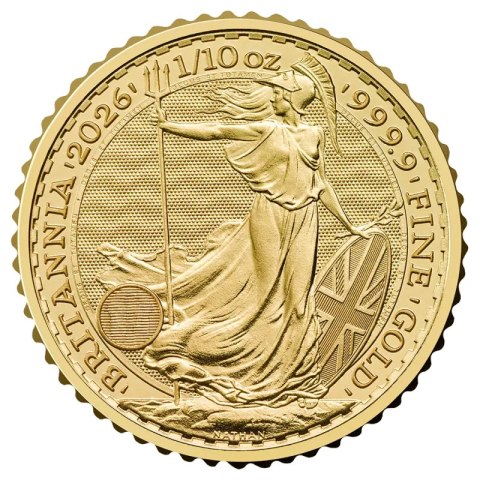 1/10 oz Britannia Charles III Goldmünze | 2026