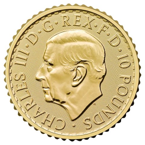1/10 oz Britannia Charles III Goldmünze | 2026