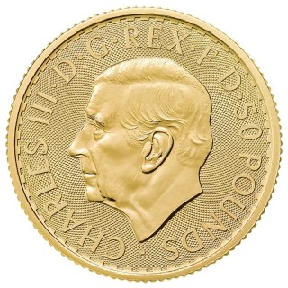 1/2 oz Britannia Charles III Goldmünze | 2026