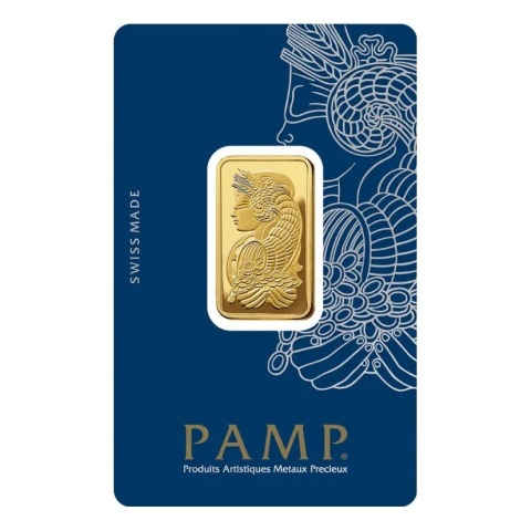 1/2 oz Goldbarren | PAMP Fortuna – Avers