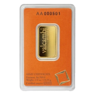 1/2 oz Goldbarren | Valcambi