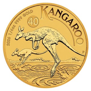 1/4 oz Australian Kangaroo Goldmünze | 2026