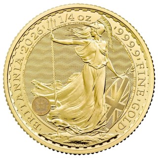 1/4 oz Britannia Charles III Goldmünze | 2026