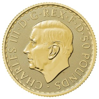 1/4 oz Britannia Charles III Goldmünze | 2026
