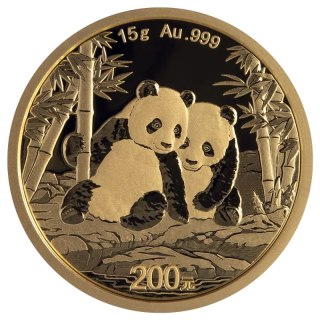 15 g Chinesischer Panda Goldmünze | 2026