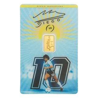 1 g Diego Maradona Goldbarren | PAMP