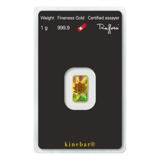 1 g Goldbarren | Argor-Heraeus | Kinebar