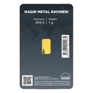 1 g Goldbarren | Nadir | LBMA