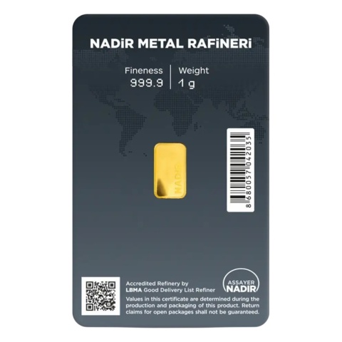 1 g Goldbarren | Nadir | LBMA