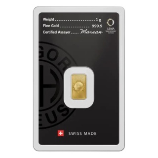 1 g Goldbarren | Argor-Heraeus