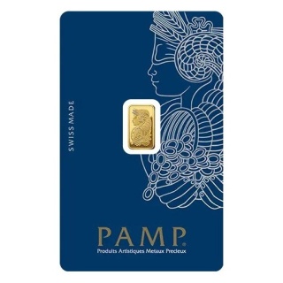1 g Goldbarren | PAMP Fortuna
