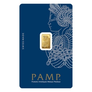 1 g Goldbarren | PAMP Fortuna