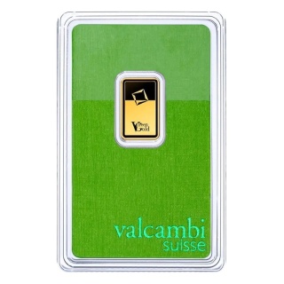 2,5 g Goldbarren | Valcambi | Green Gold