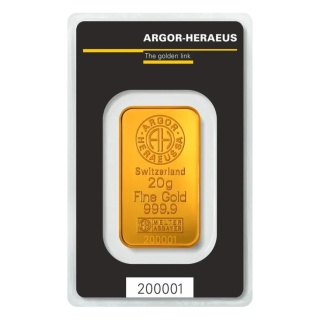 20 g Goldbarren | Argor-Heraeus | Kinebar