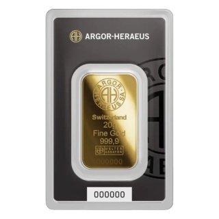 20 g Goldbarren | Argor-Heraeus