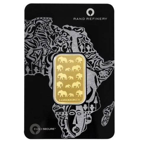 20 g Goldbarren | Loxodonta Africana | Rand Refinery