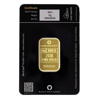20 g Goldbarren | Loxodonta Africana | Rand Refinery