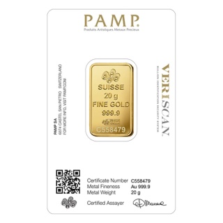 20 g Goldbarren | PAMP Fortuna
