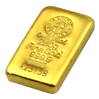 250 g Goldbarren | Argor-Heraeus | Gegossen