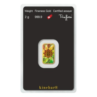 2 g Goldbarren | Argor-Heraeus | Kinebar