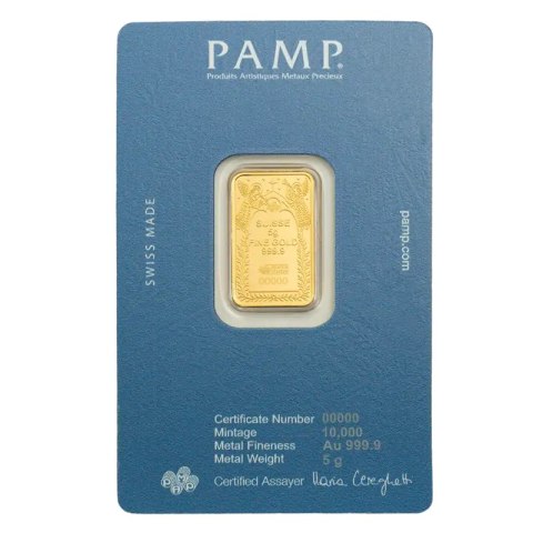 5 g Goldbarren Geburt Christi | PAMP