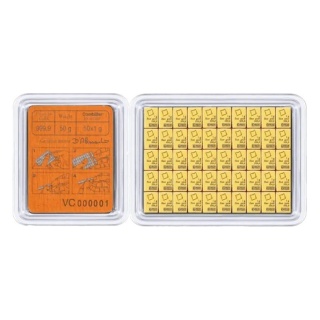 50 x 1 g CombiBar® Goldbarren | Valcambi