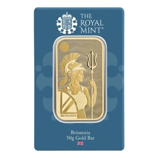 50 g Britannia Goldbarren | Royal Mint