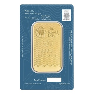 50 g Britannia Goldbarren | Royal Mint