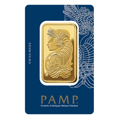 50 g Goldbarren PAMP Fortuna