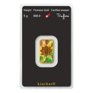 5 g Goldbarren | Argor-Heraeus | Kinebar