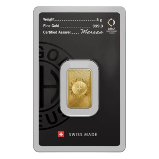 5 g Goldbarren | Argor-Heraeus