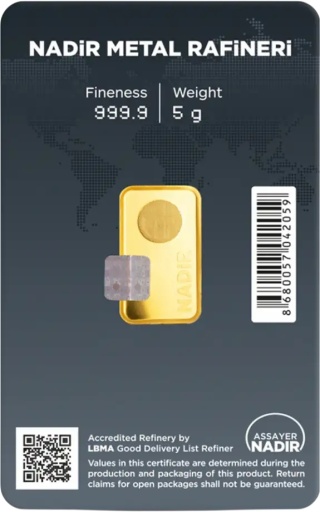 5 g Goldbarren | Nadir | LBMA