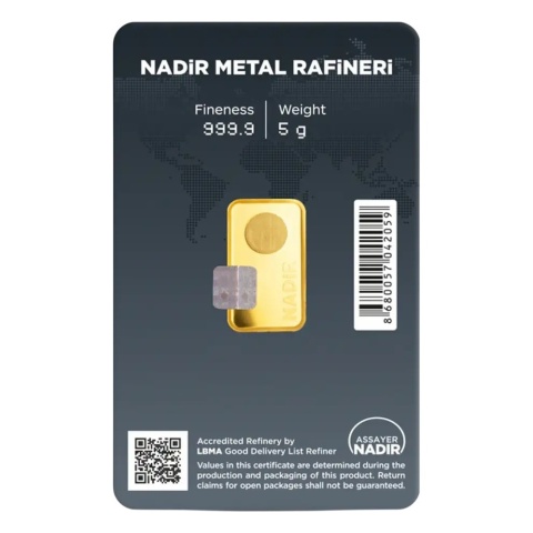 5 g Goldbarren | Nadir | LBMA